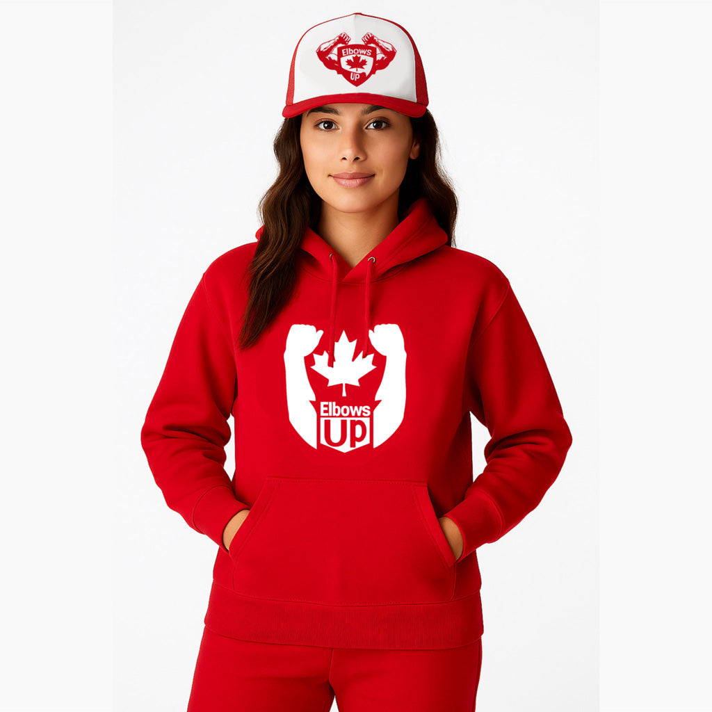 Slogan Trucker Elbows Up Hat